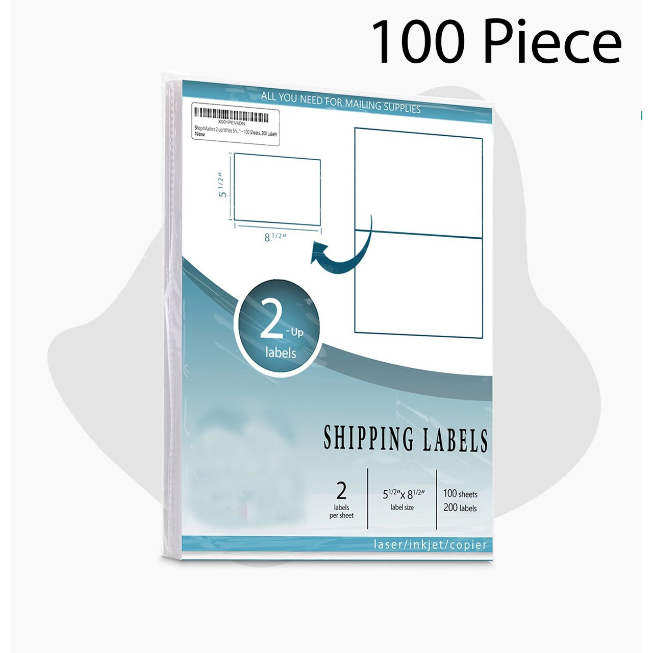 Best Efficient Mailing 3 1/3" x 4" Labels in Convenient 6-Up Mailer Format